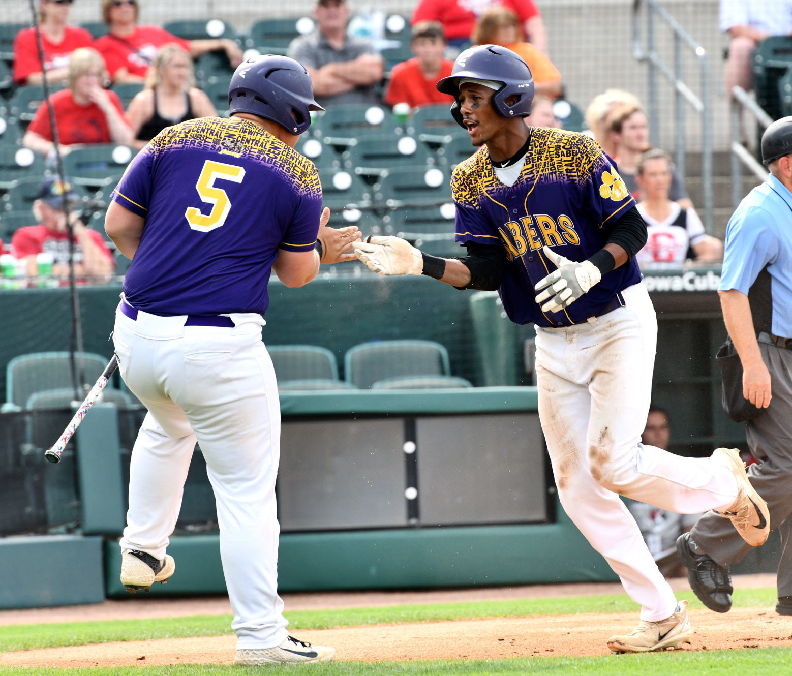 Central DeWitt vs Centerville state baseball